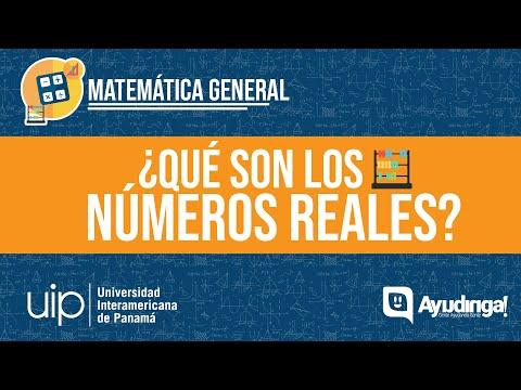 ¿Qué son los Números Reales?