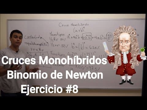 Cruces Monohíbridos con Binomio de Newton | Ejercicio #8
