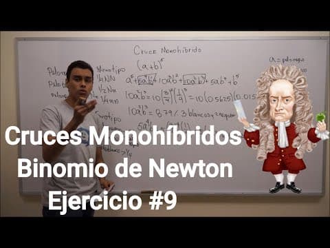 Cruces Monohíbridos con Binomio de Newton | Ejercicio #9