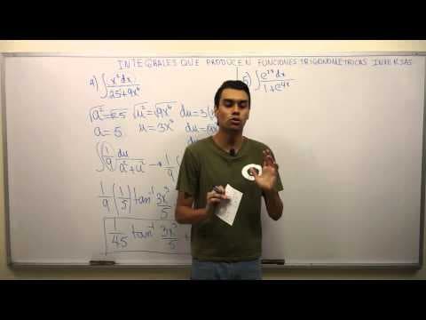 Integrales que producen Inversas Trigonométricas | Ejercicio #1