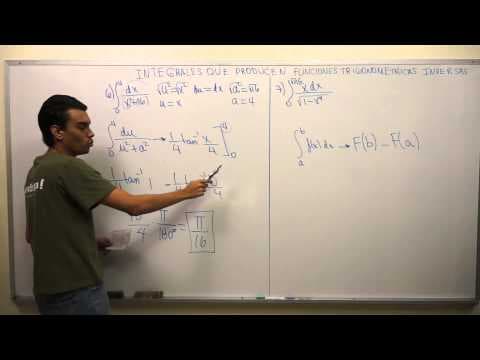 Integrales que producen Inversas Trigonométricas | Ejercicio #2