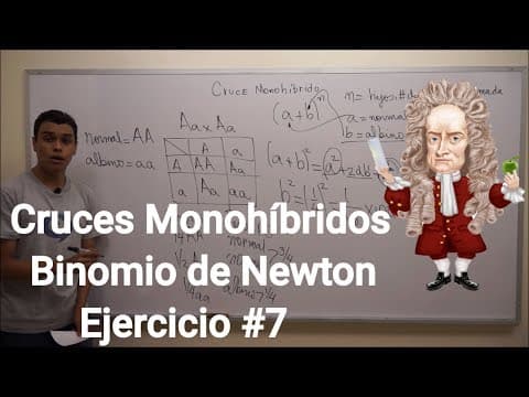 Cruces Monohíbridos con Binomio de Newton | Ejercicio #7
