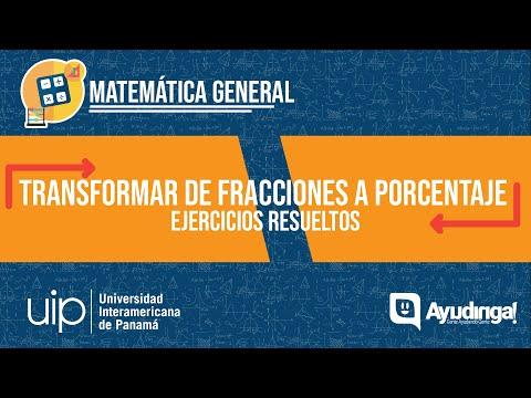 Transformar de Fracciones a Porcentaje | Ejercicios Resueltos