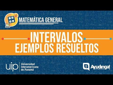 Intervalos Matemáticos | Ejemplos Resueltos