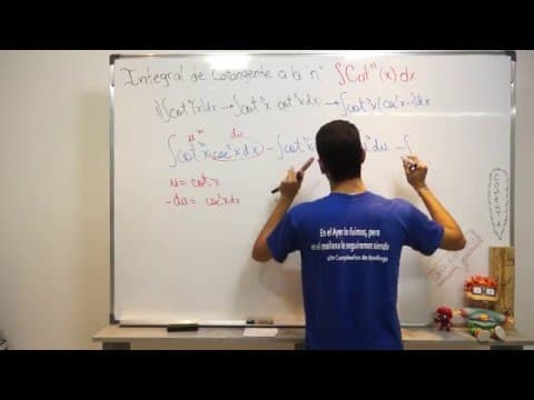 Integral de Cotangente a la n 02