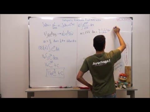 Integrales de Funciones Exponenciales | Fórmulas y Ejercicio #1